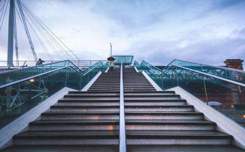 Stairs near Waterloo, London