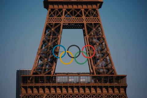 Paris Olympic rings