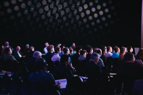 People sitting in a seminar