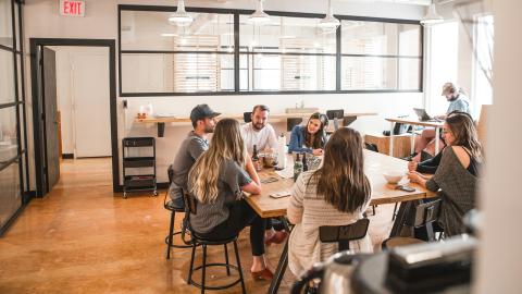 People around a table