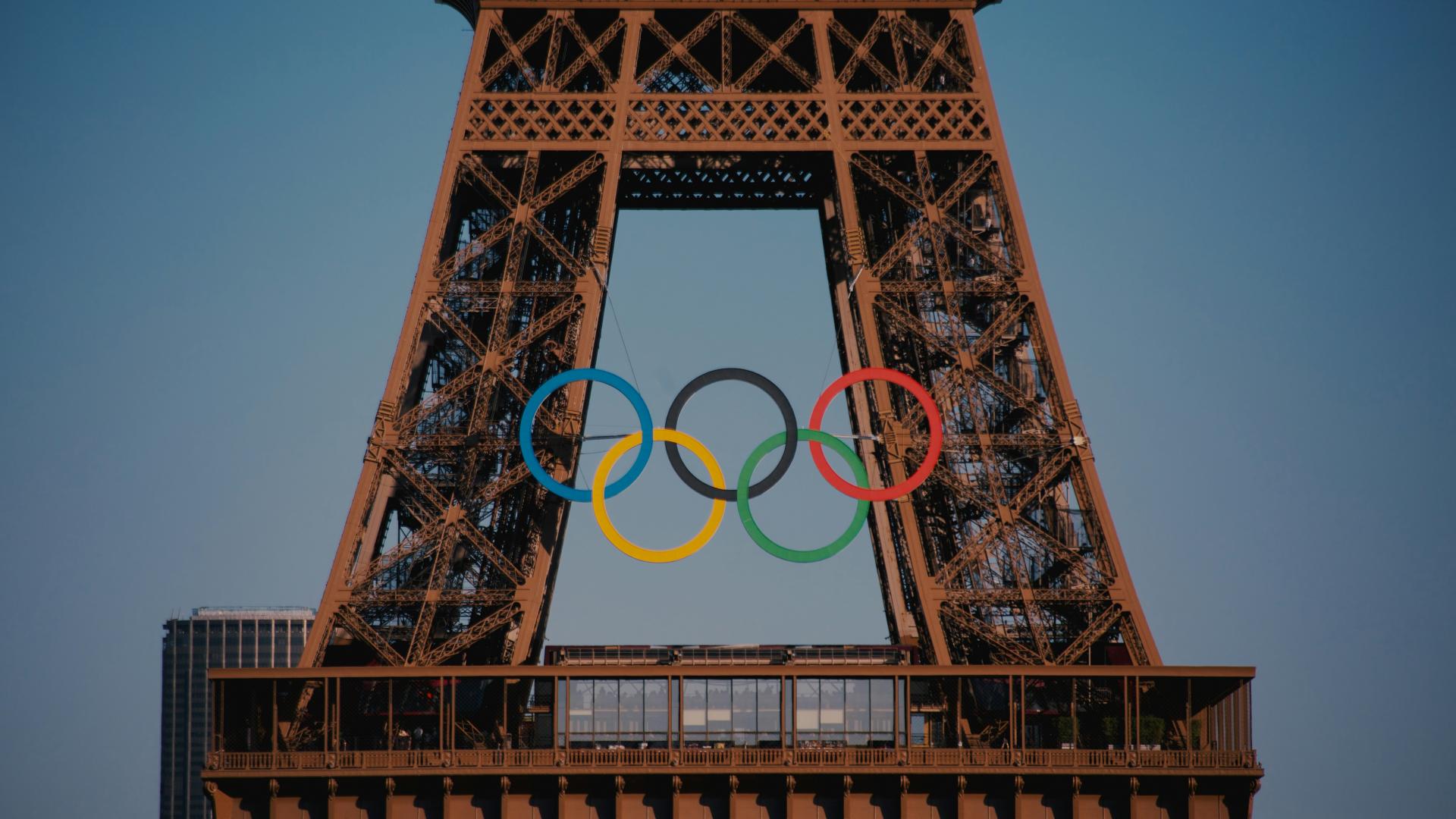 Paris Olympic rings